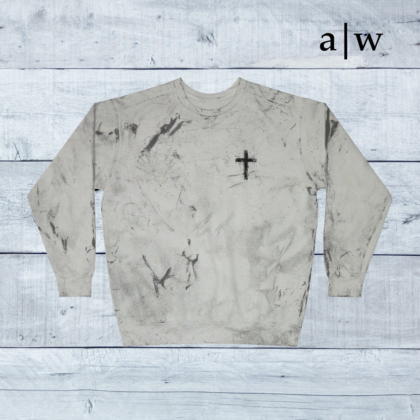 humble cross | color blast crewneck