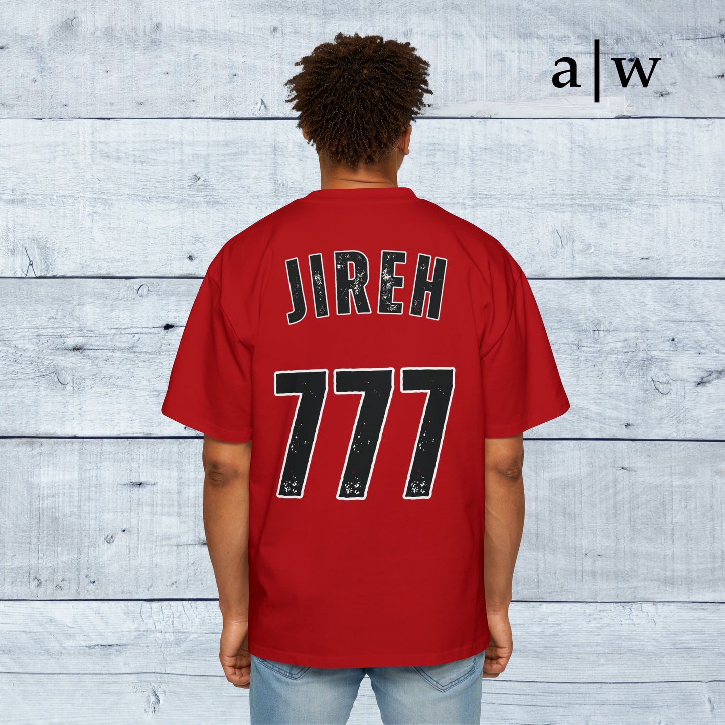 jireh jersey | oversized heavy tee