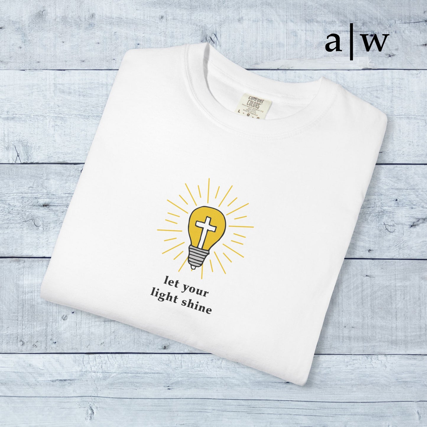 let your light shine | classic tee