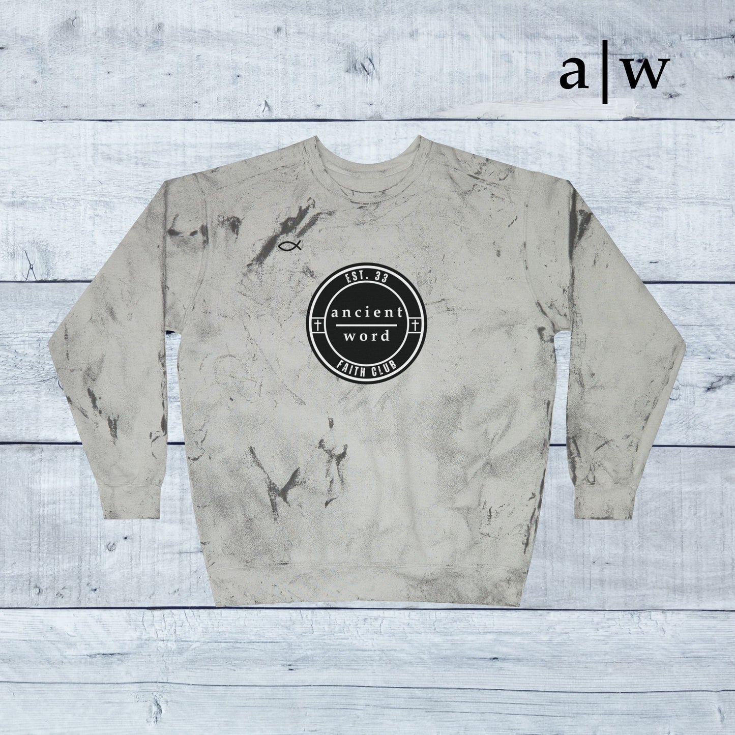 jireh jersey | color blast crewneck