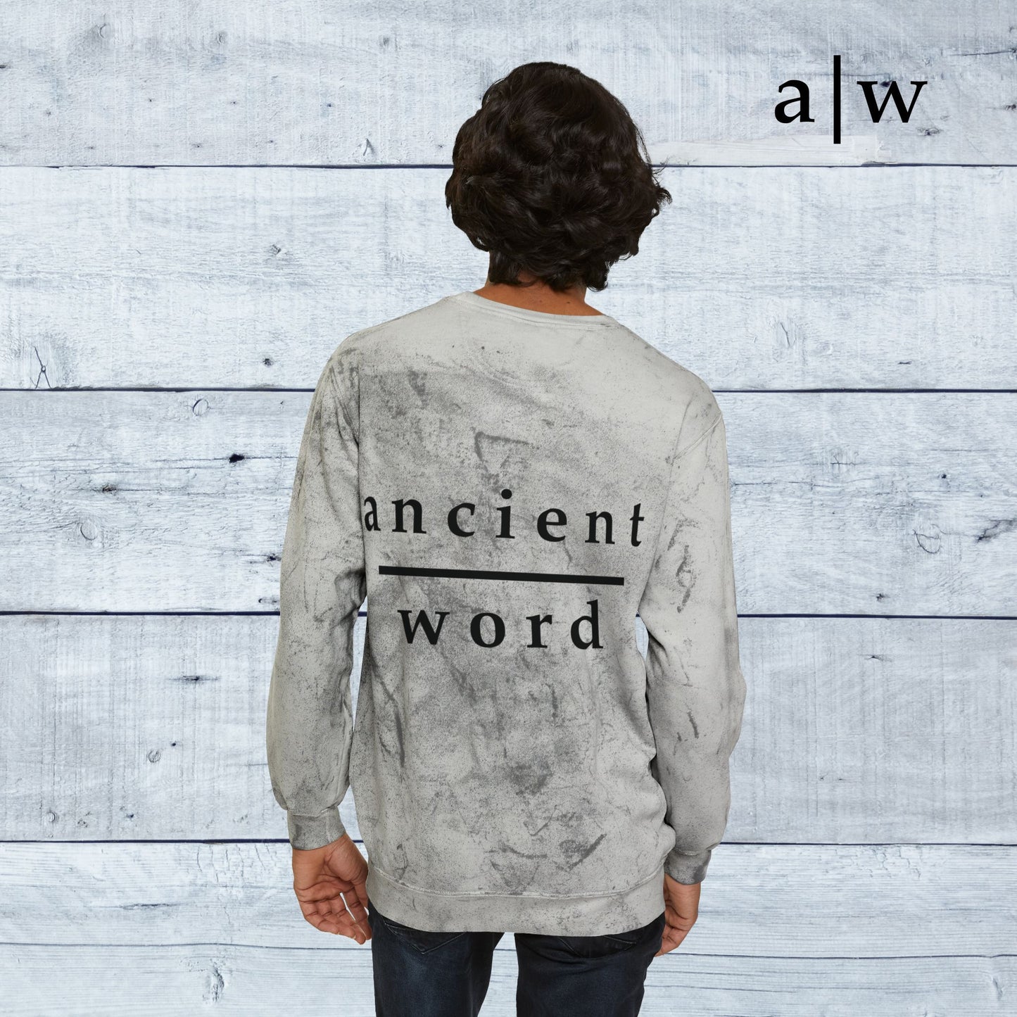 good news | color blast crewneck