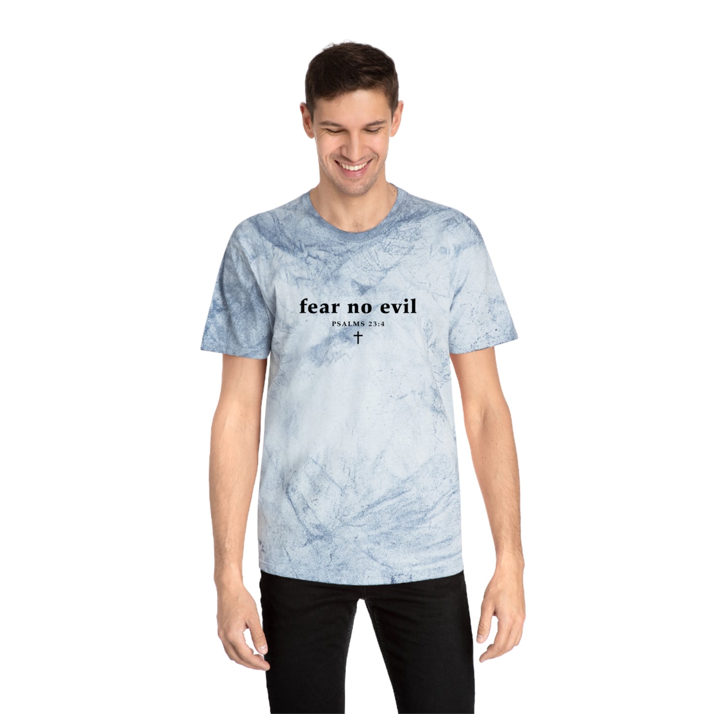 fear no evil | color blast tee