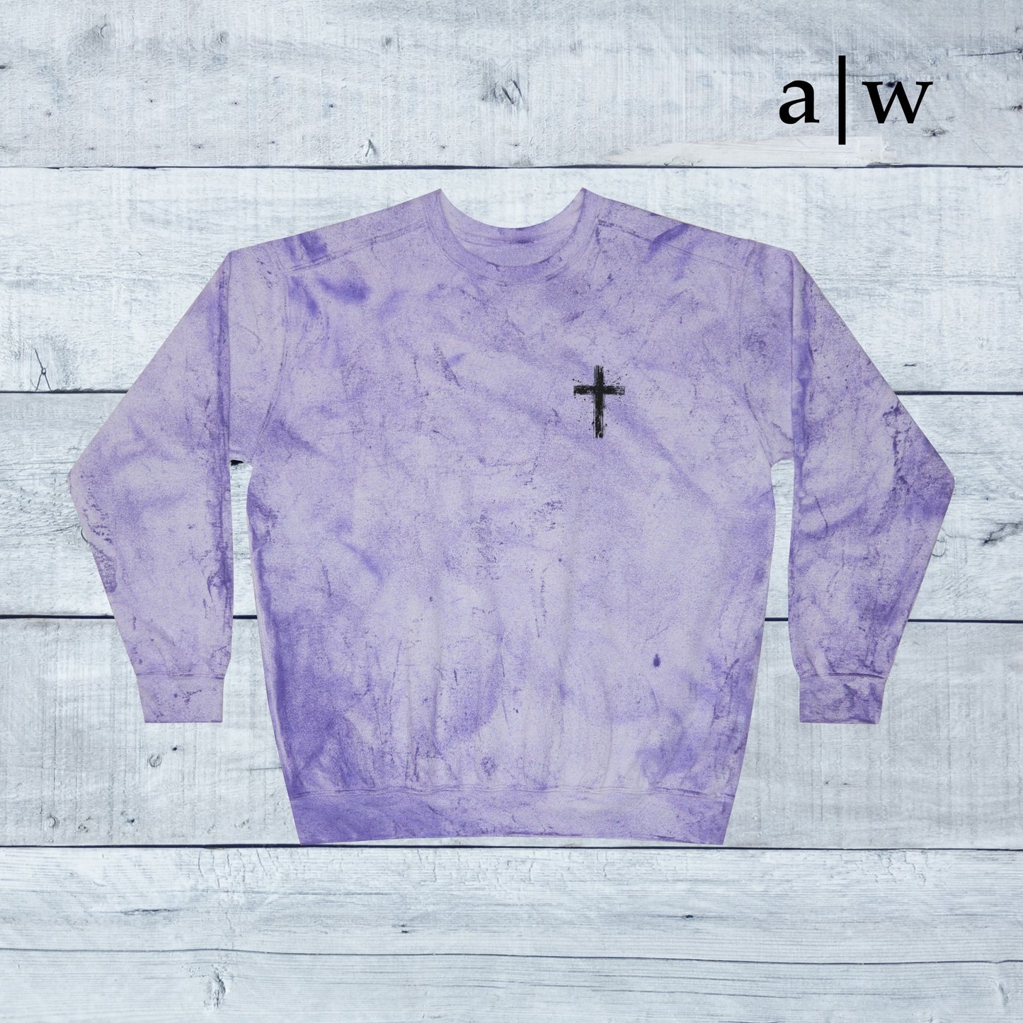 humble cross | color blast crewneck