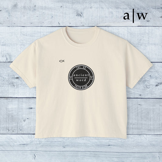 jireh jersey | women's boxy tee