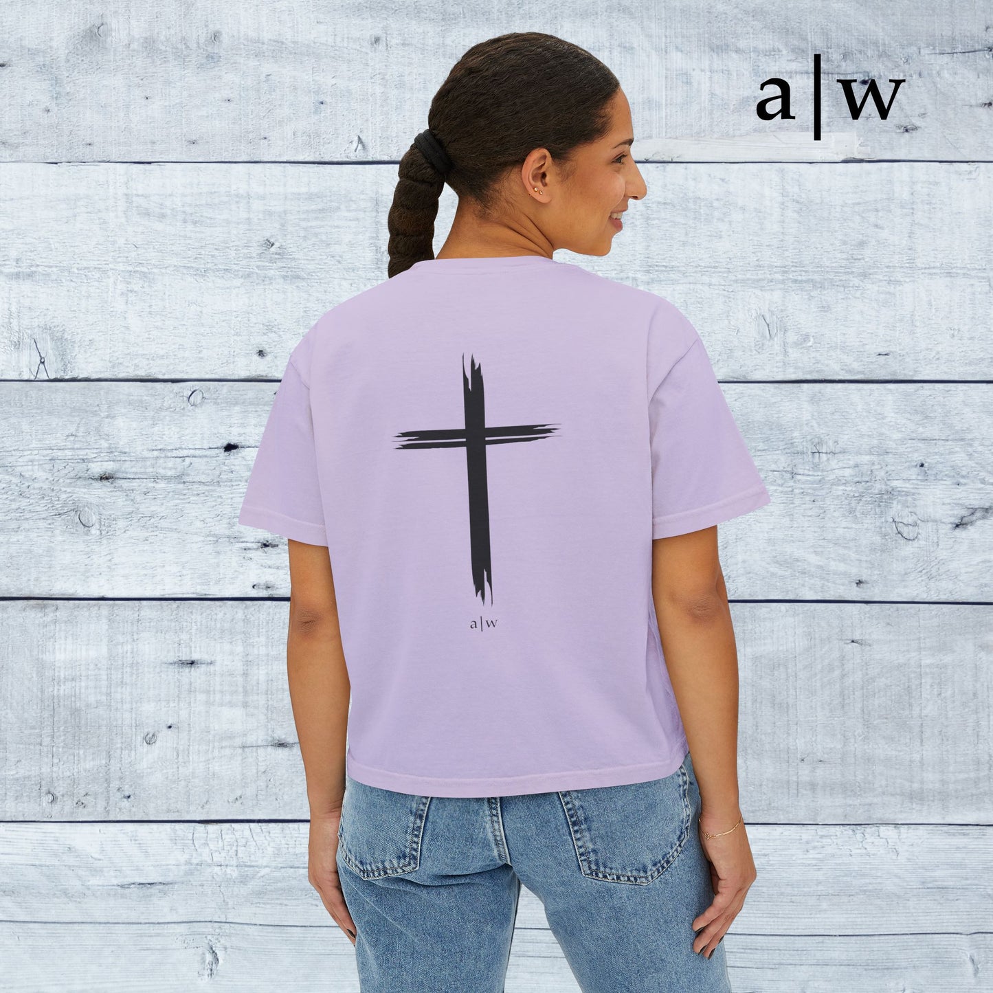take up (cross back) | women's boxy tee