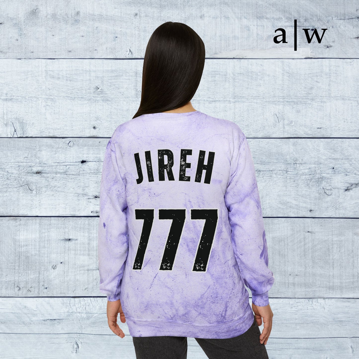 jireh jersey | color blast crewneck