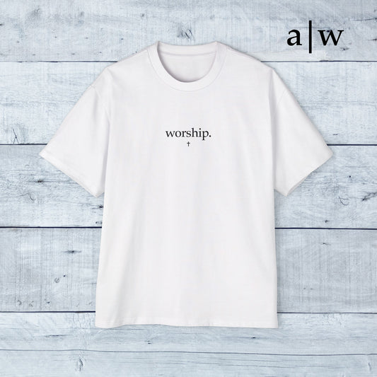 worship | oversized heavy tee