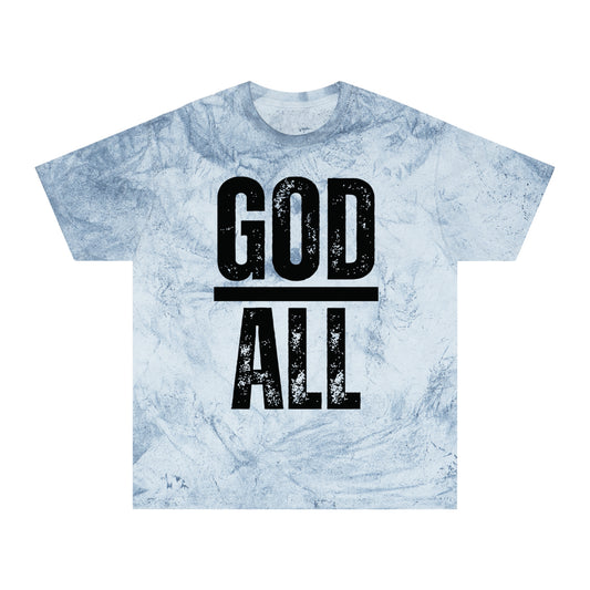 God over all | color blast tee