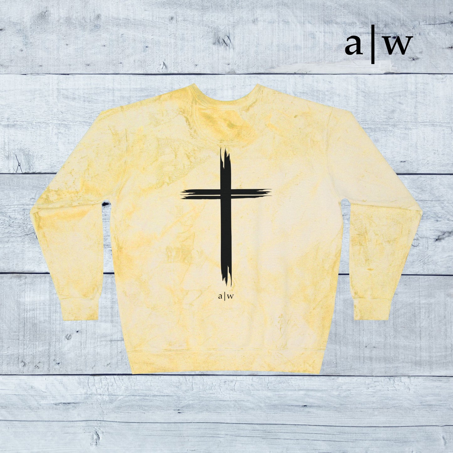 take up (cross back) | color blast crewneck