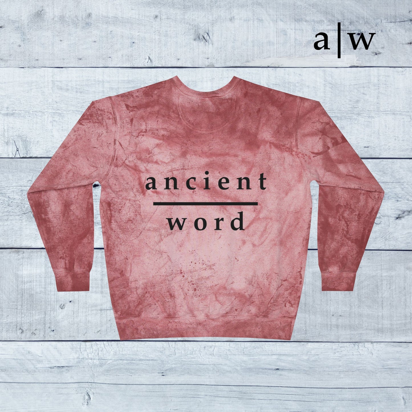 good news | color blast crewneck