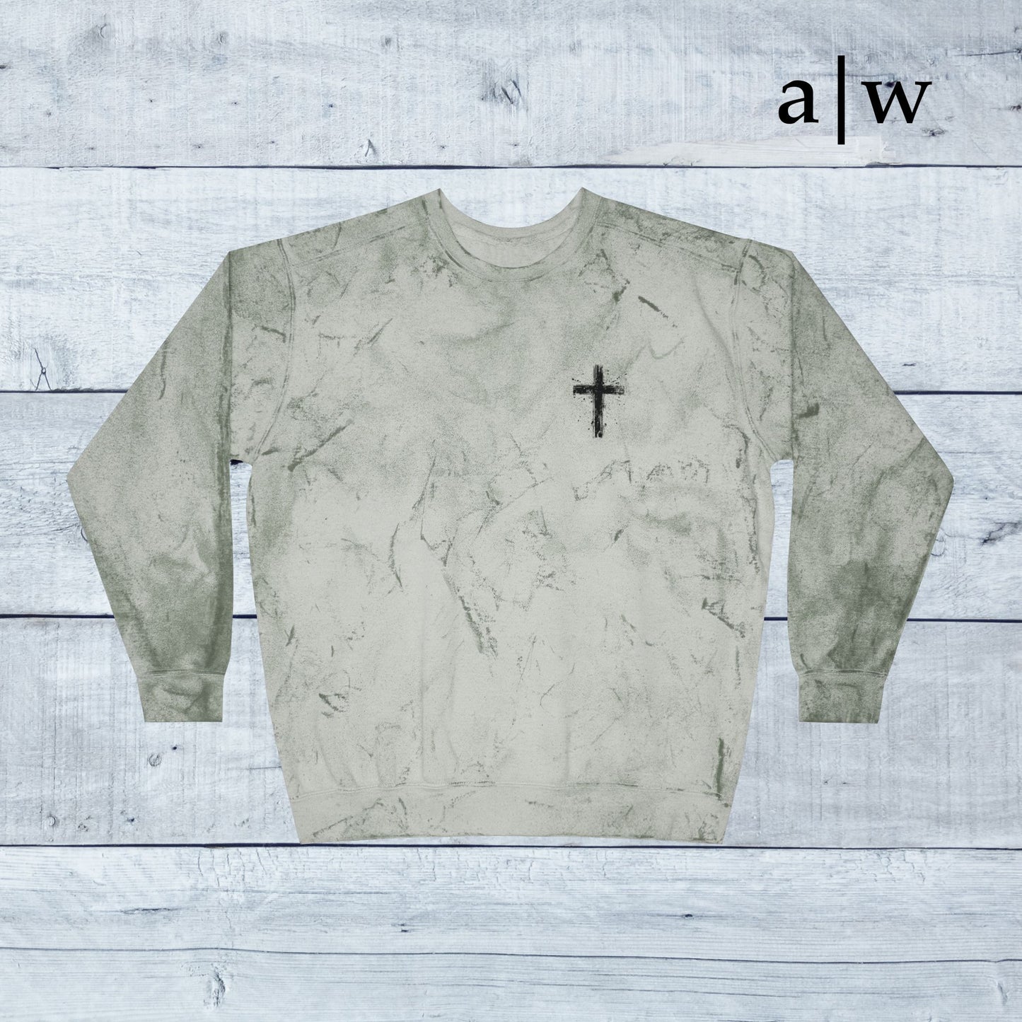 humble cross | color blast crewneck