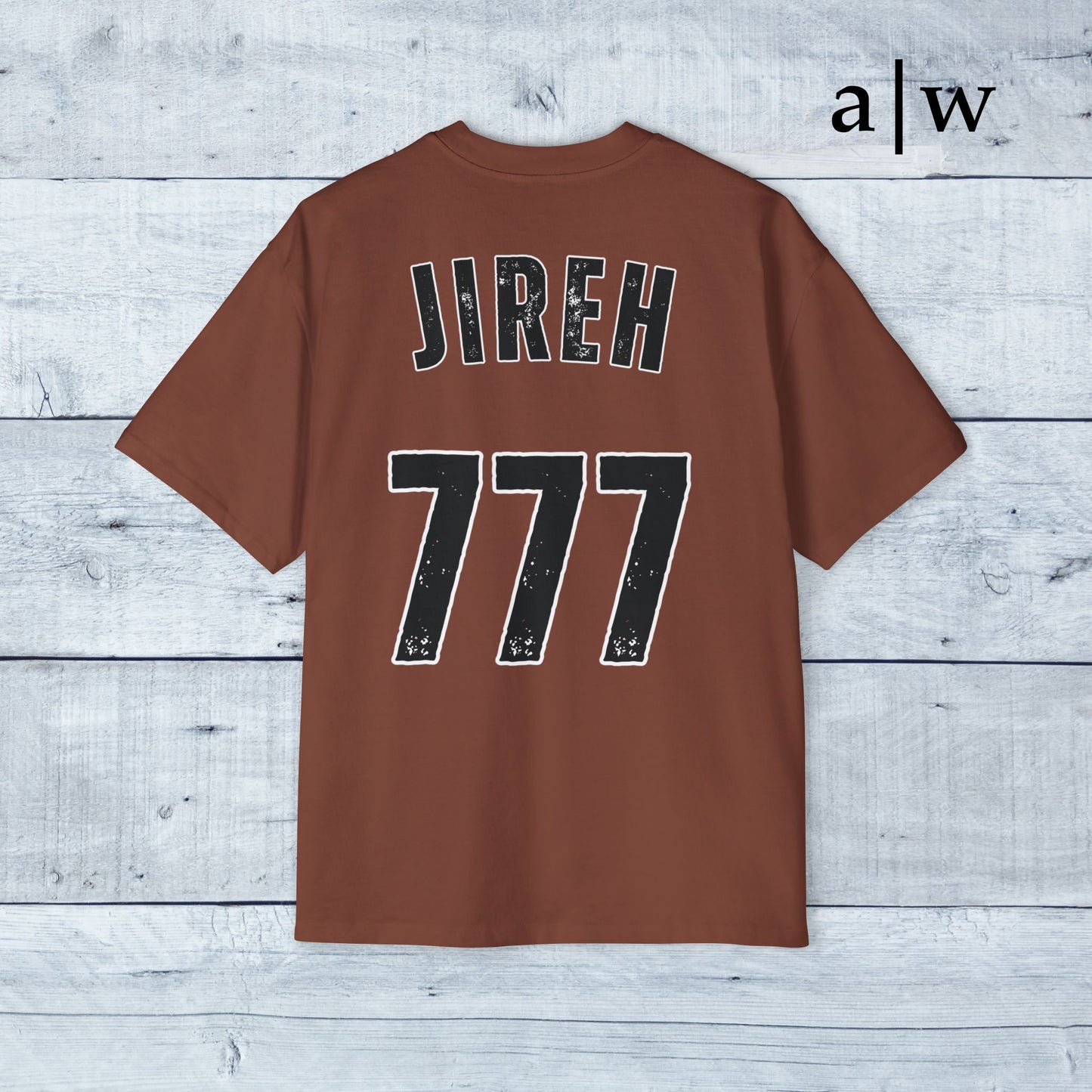 jireh jersey | oversized heavy tee