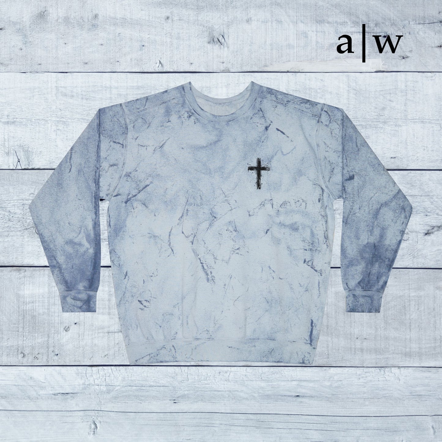 humble cross | color blast crewneck