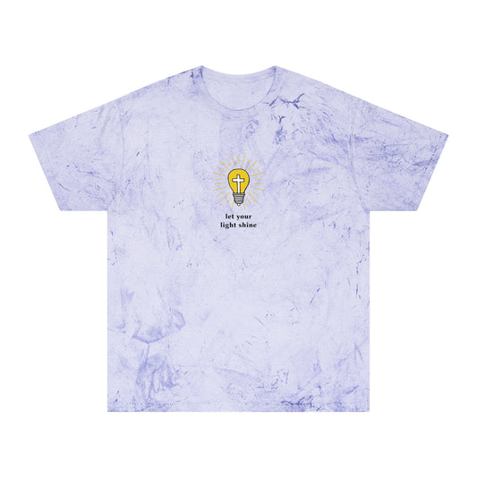 let your light shine | color blast tee