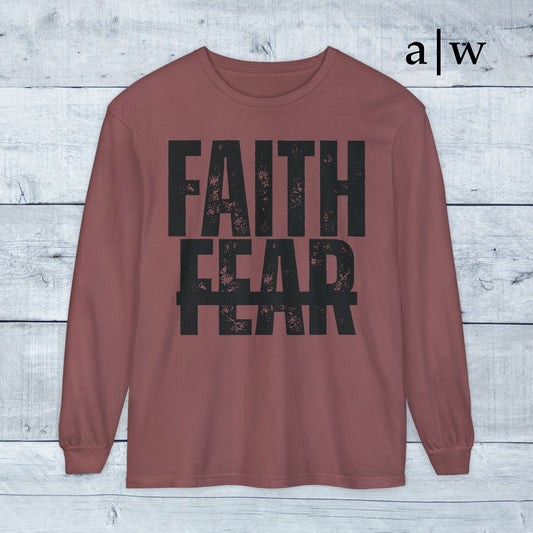 faith over fear | long sleeve tee