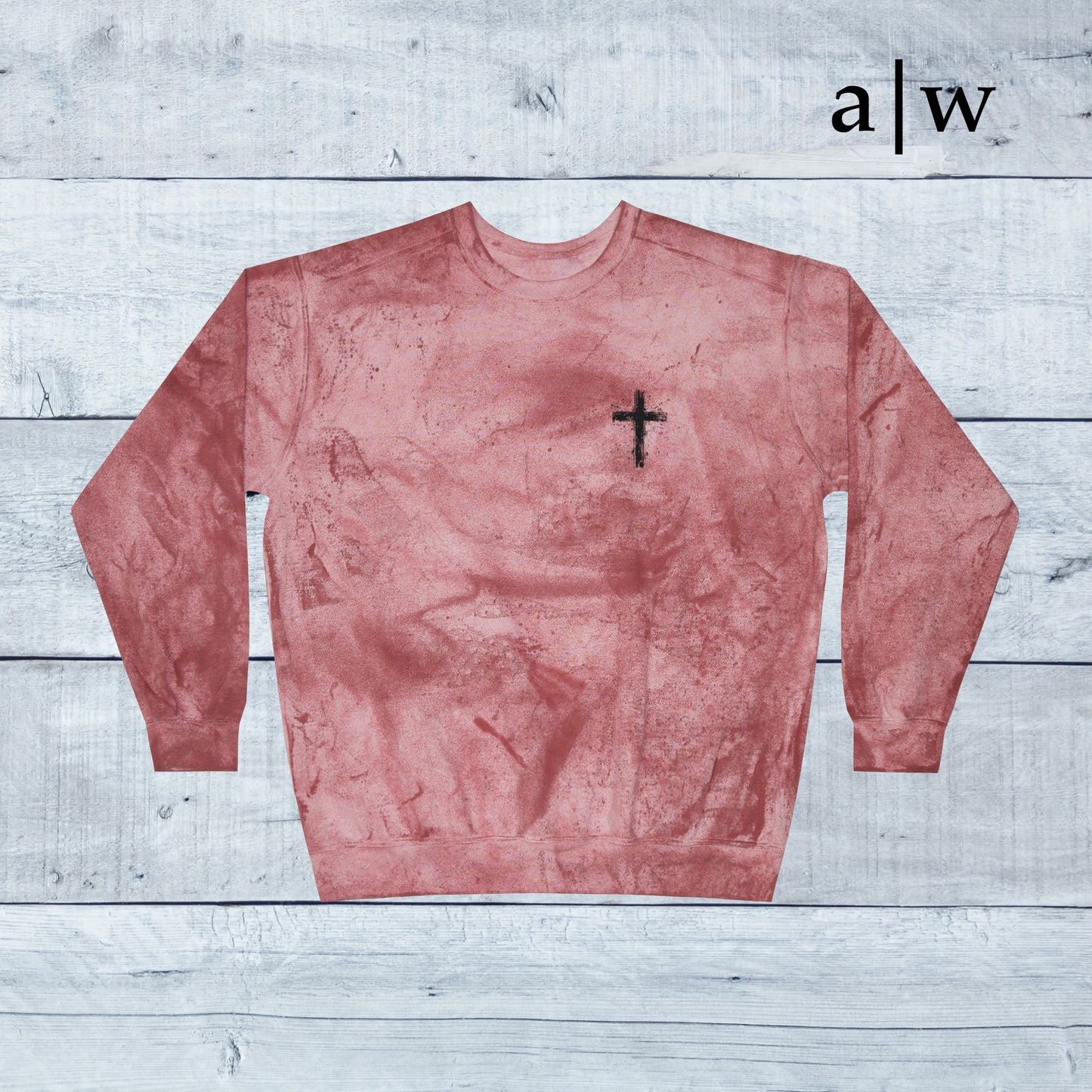 humble cross | color blast crewneck