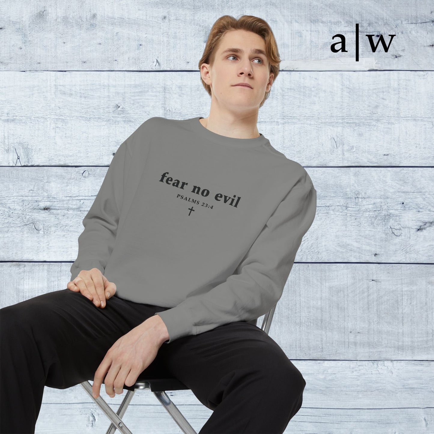 fear no evil | classic crewneck