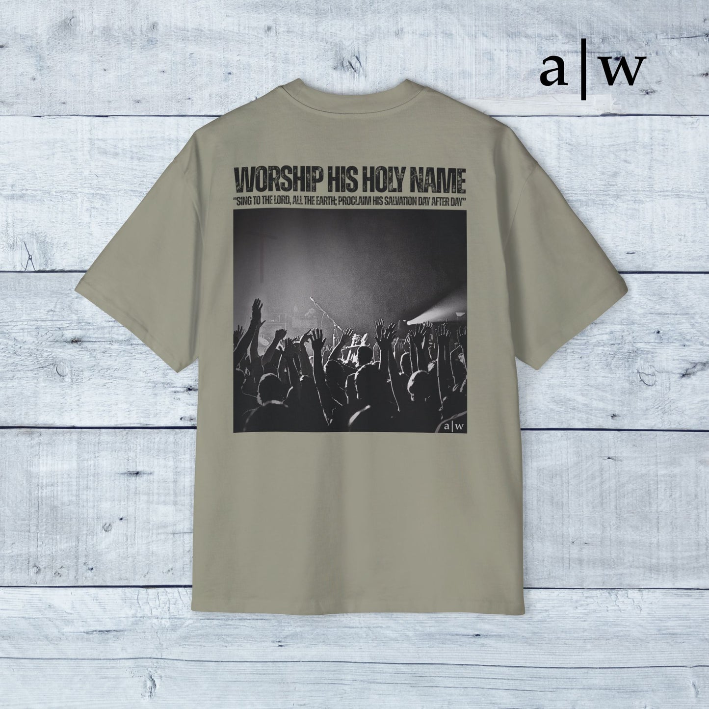 worship | oversized heavy tee