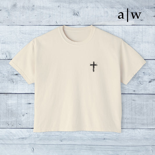 humble cross | women's boxy tee