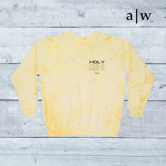 holy trinity | color blast crewneck