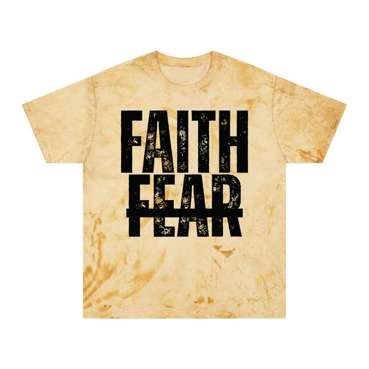 faith over fear | color blast tee