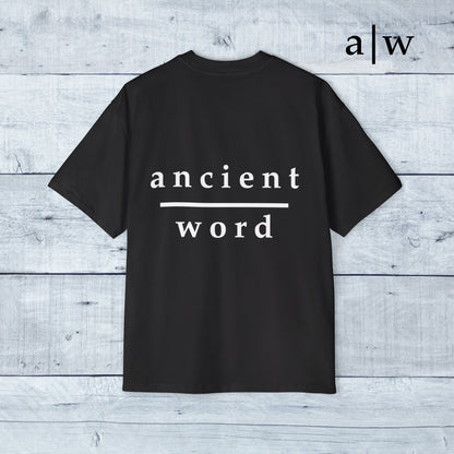 make disciples | oversized heavy tee - black/yellow
