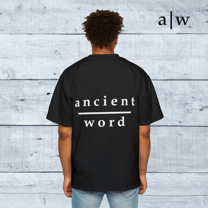 make disciples | oversized heavy tee - black/silver