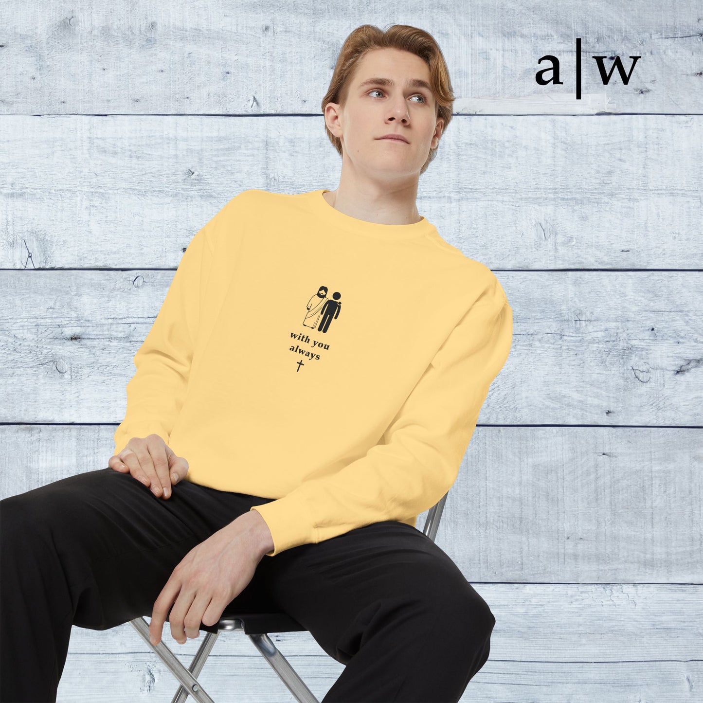 with you always | classic crewneck