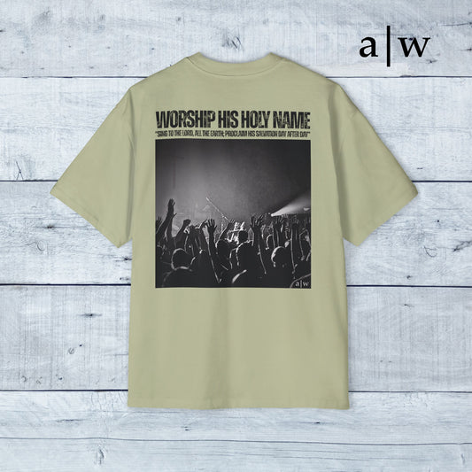 worship | oversized heavy tee