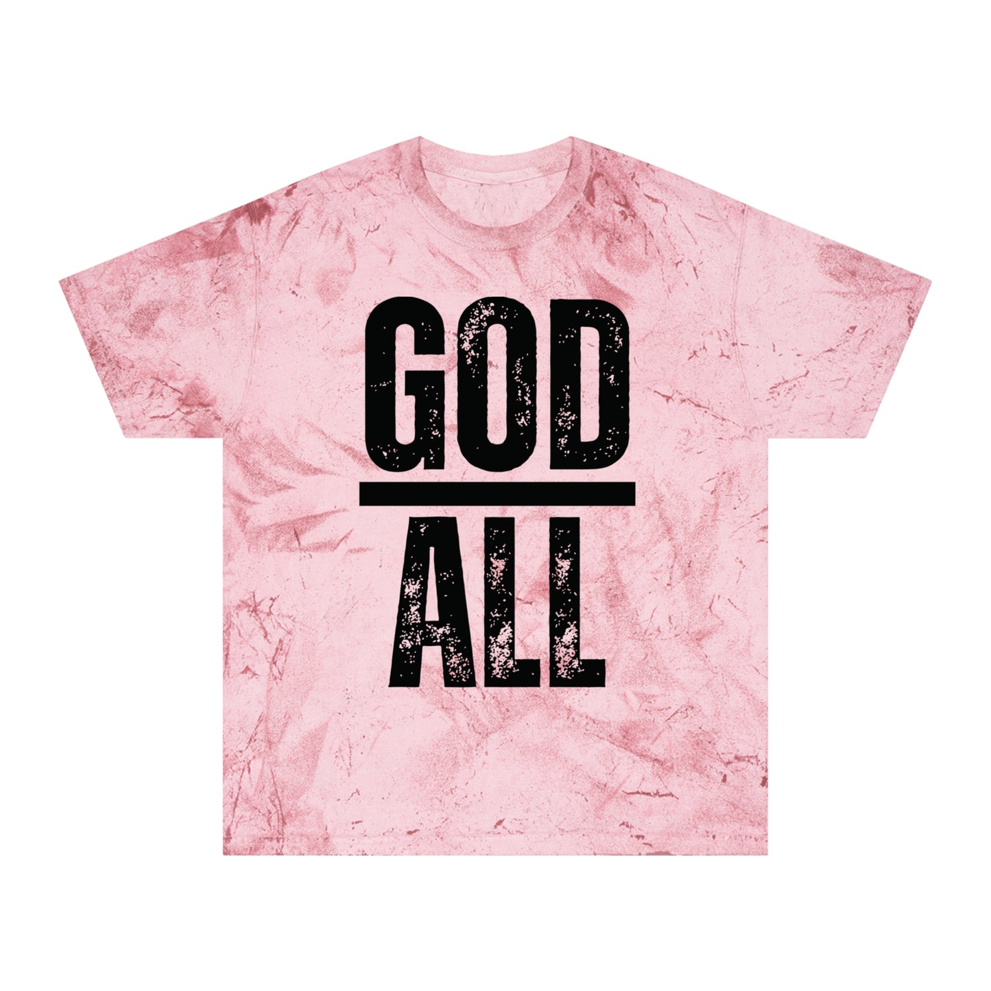 God over all | color blast tee