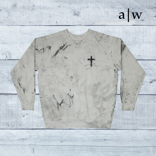 humble cross | color blast crewneck