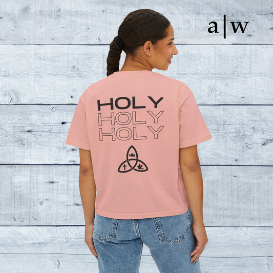 holy trinity | women's boxy tee