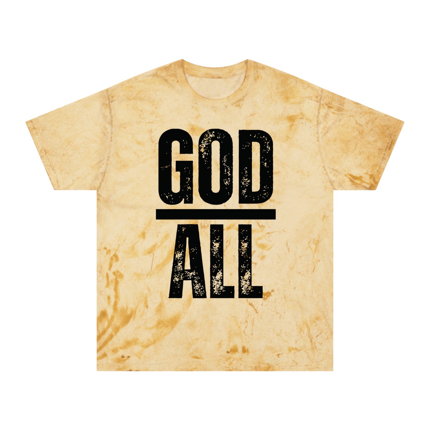 God over all | color blast tee