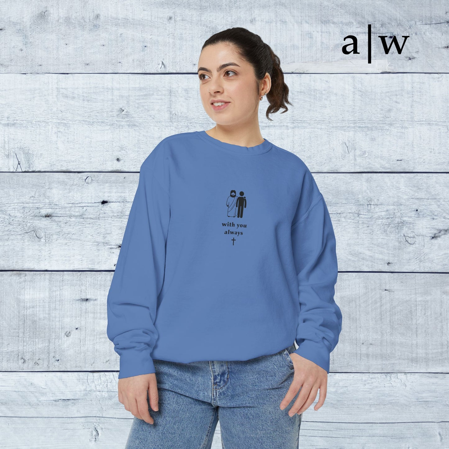 with you always | classic crewneck