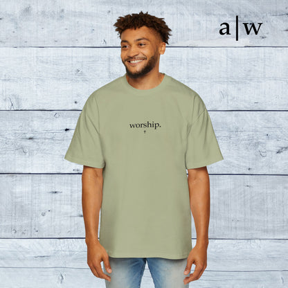 worship | oversized heavy tee