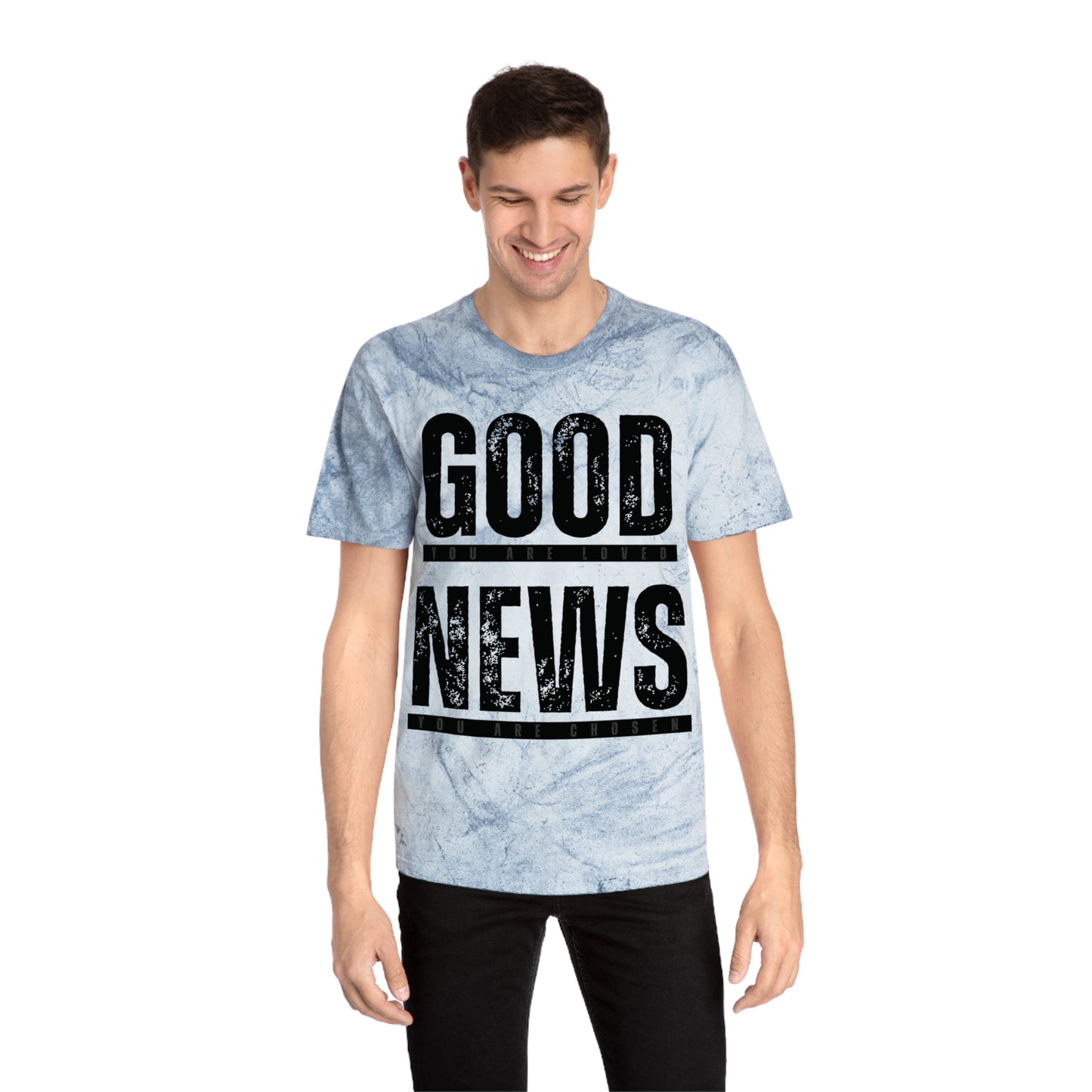 good news | color blast tee