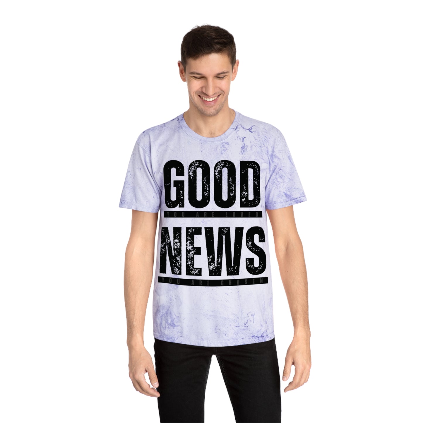 good news | color blast tee