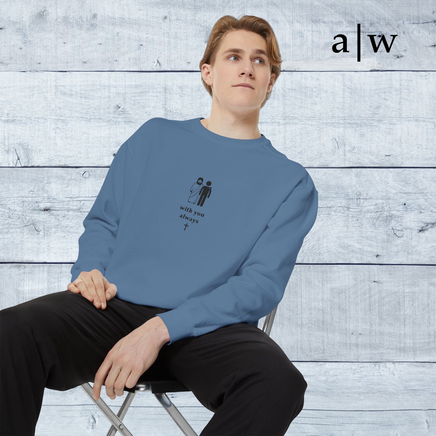 with you always | classic crewneck