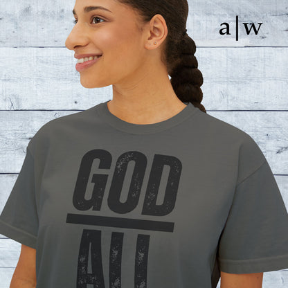 God over all | women's boxy tee