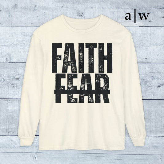 faith over fear | long sleeve tee