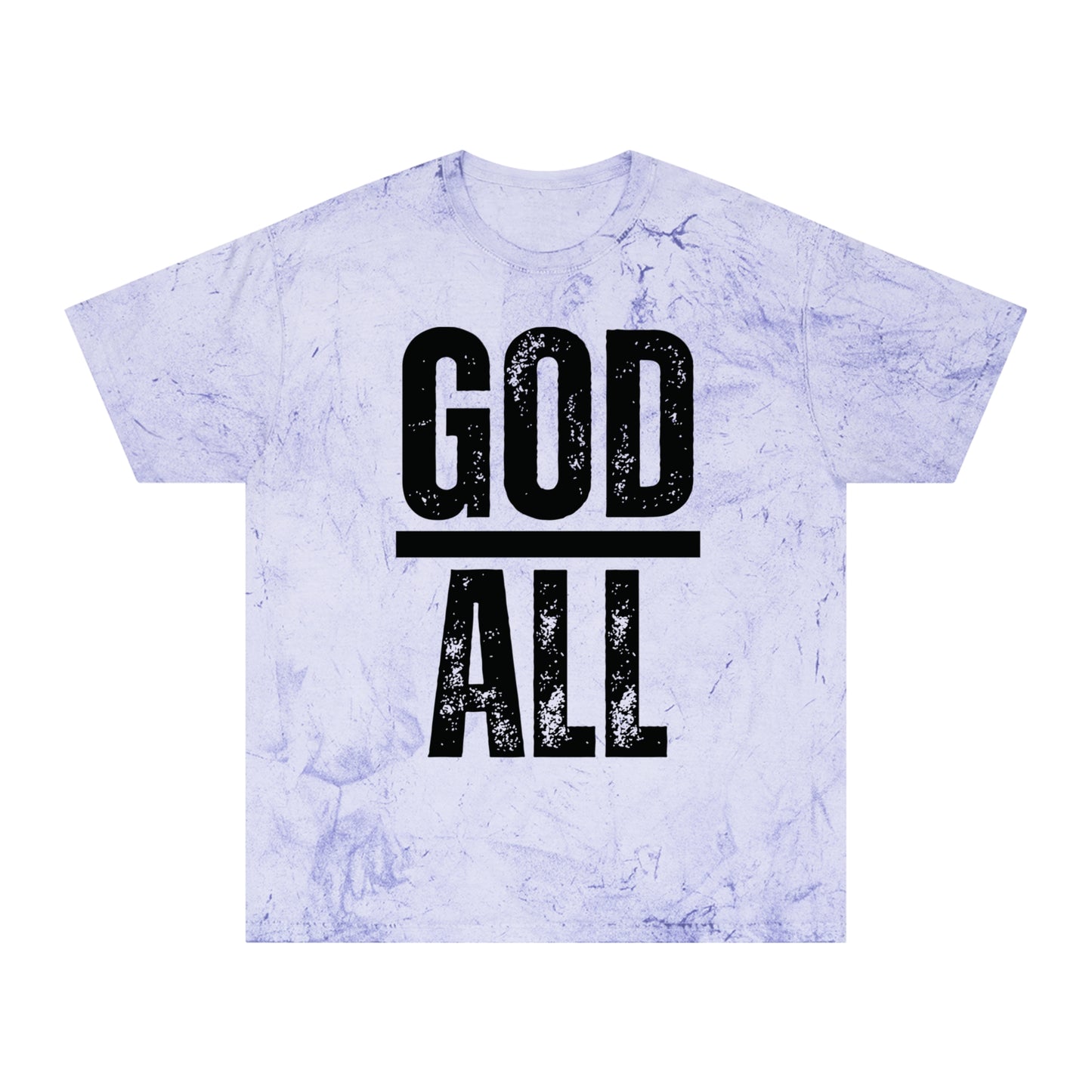 God over all | color blast tee
