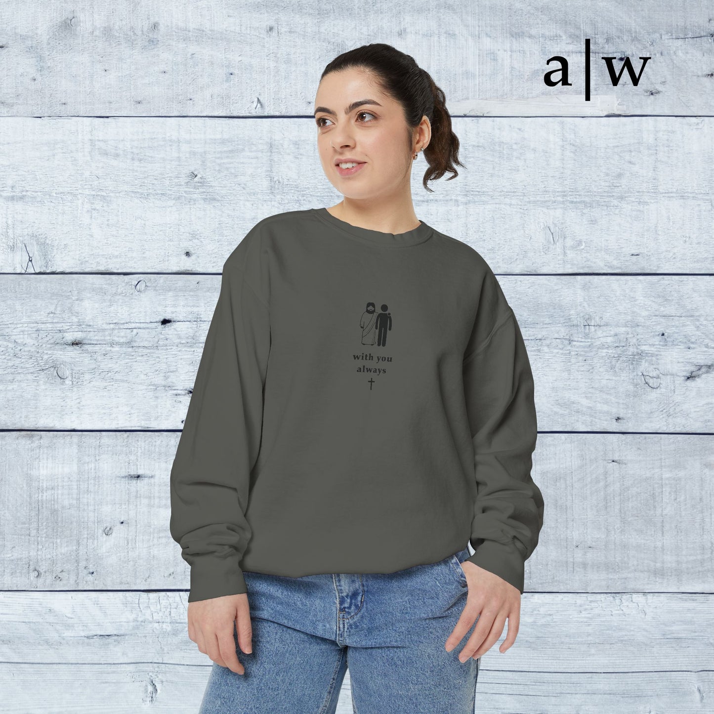 with you always | classic crewneck