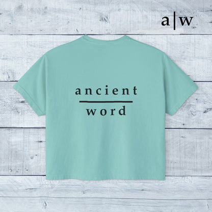 God over all | women's boxy tee