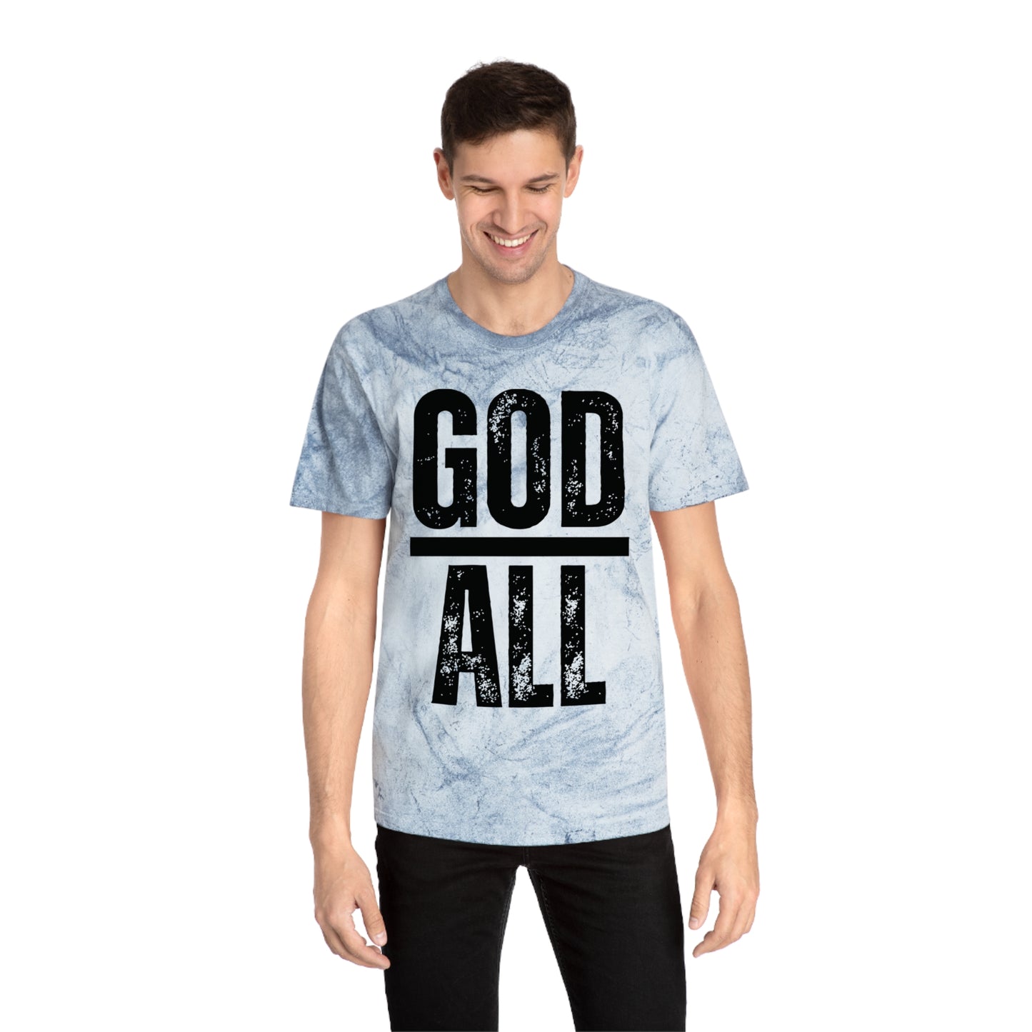 God over all | color blast tee