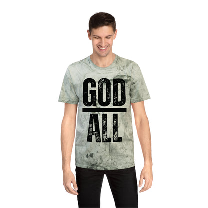 God over all | color blast tee