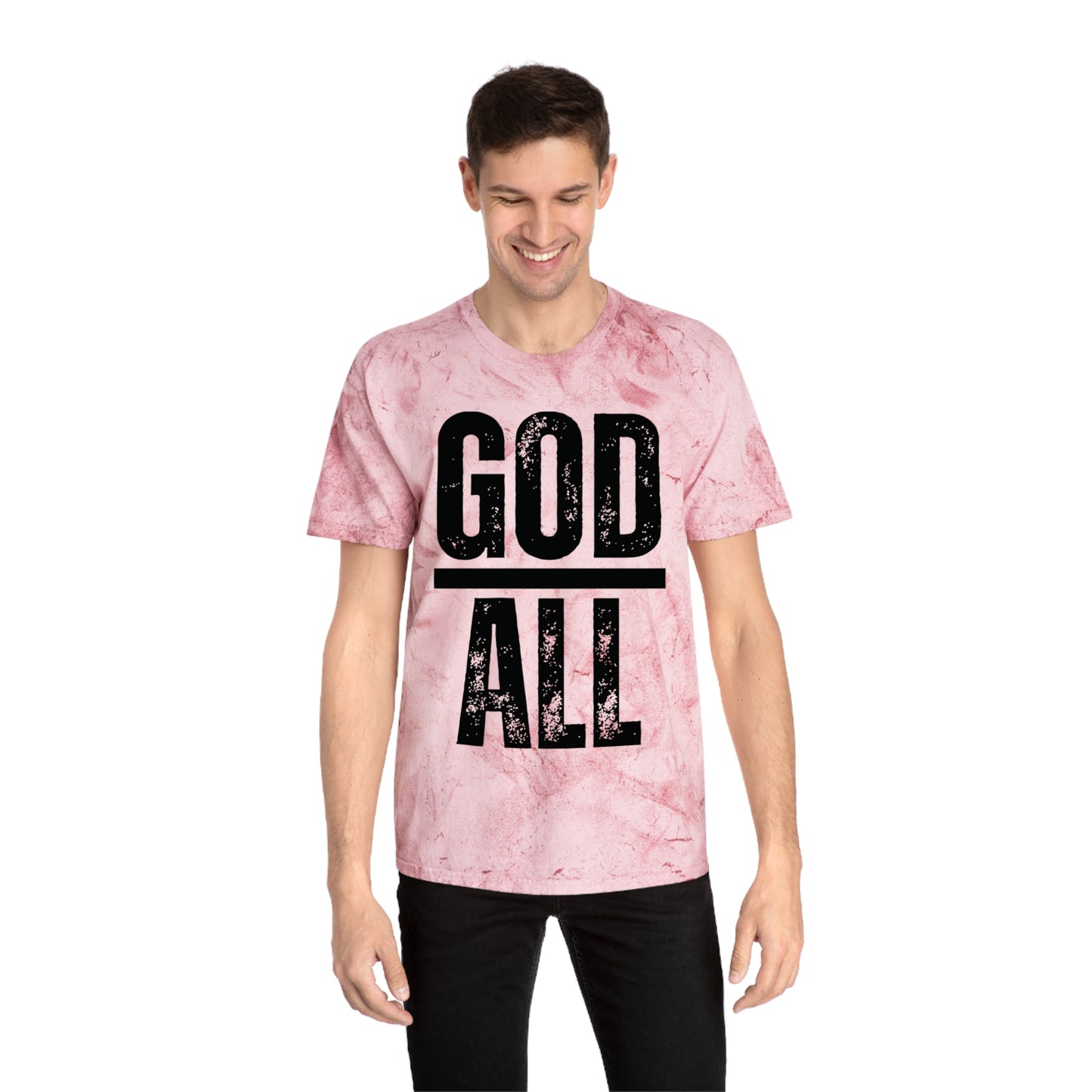 God over all | color blast tee
