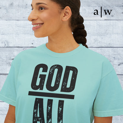 God over all | women's boxy tee