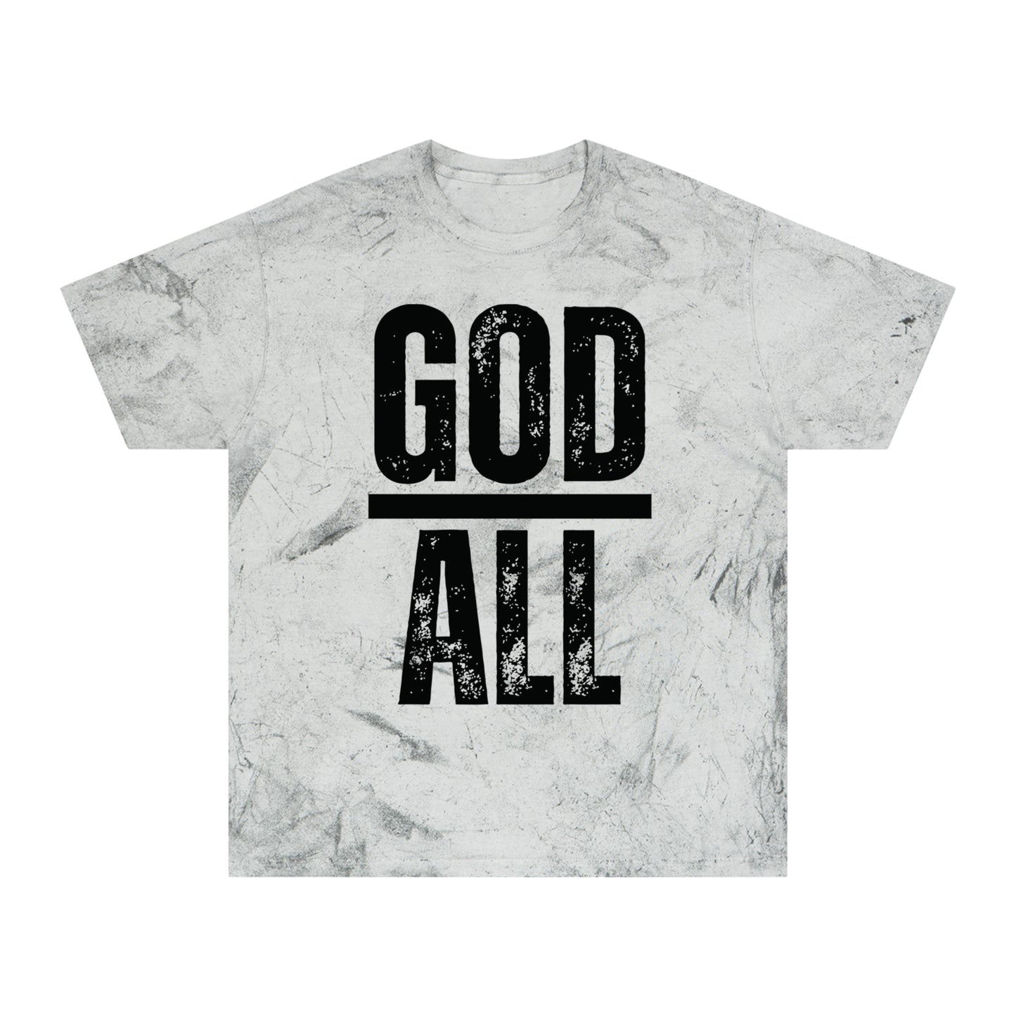 God over all | color blast tee