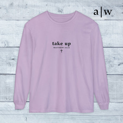 take up (cross back) | long sleeve tee