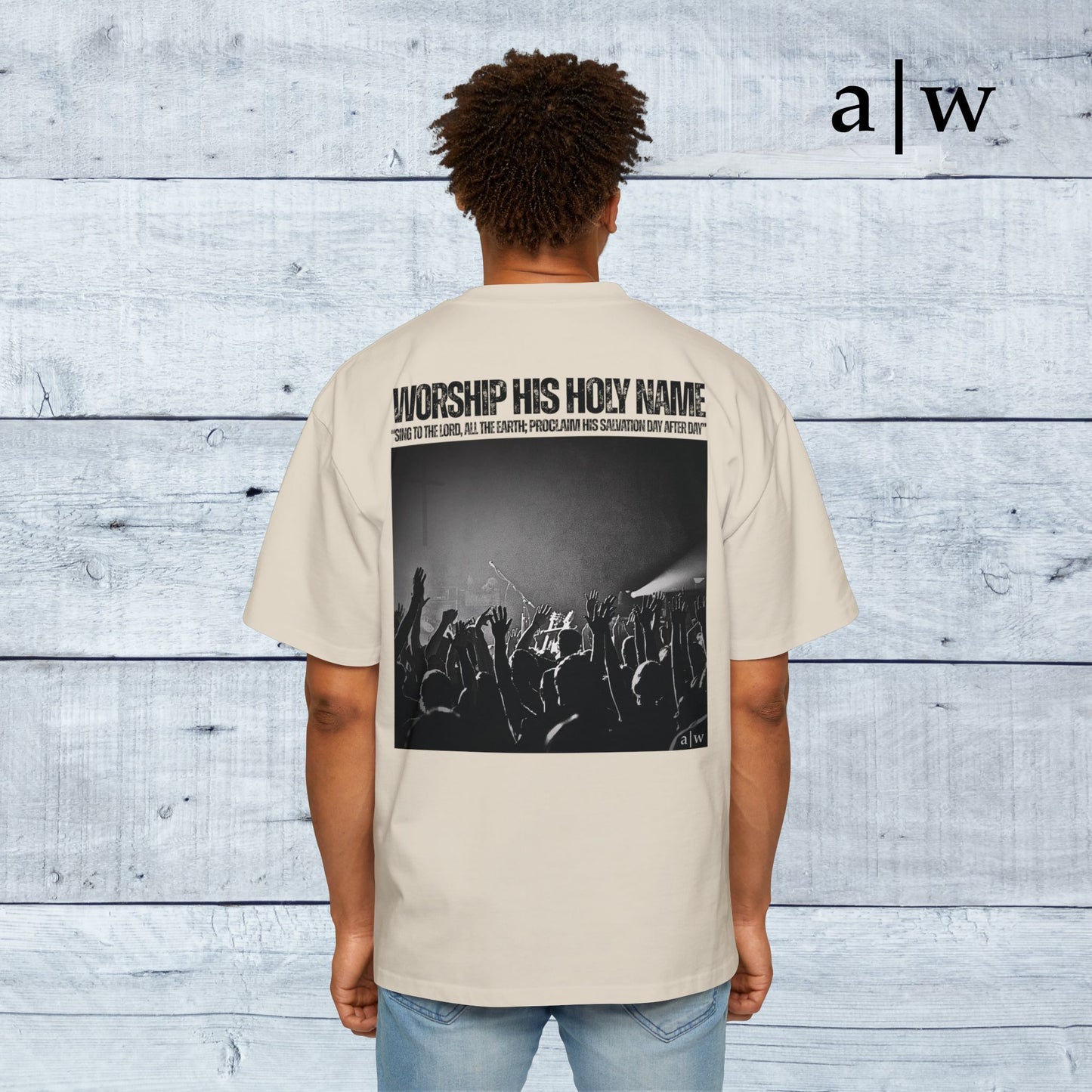 worship | oversized heavy tee